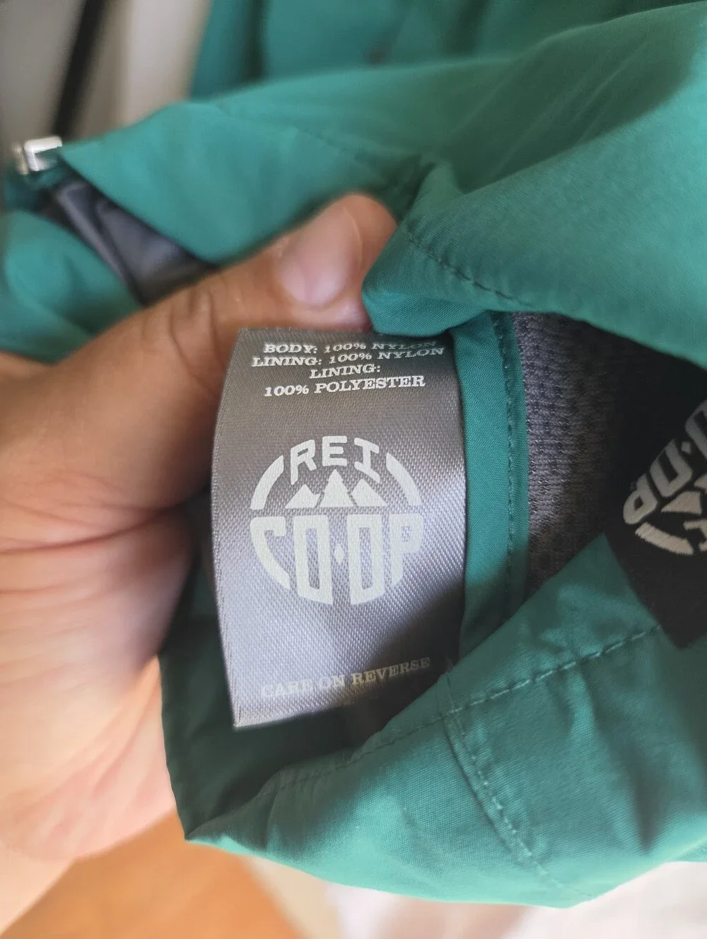 REI rain jacket